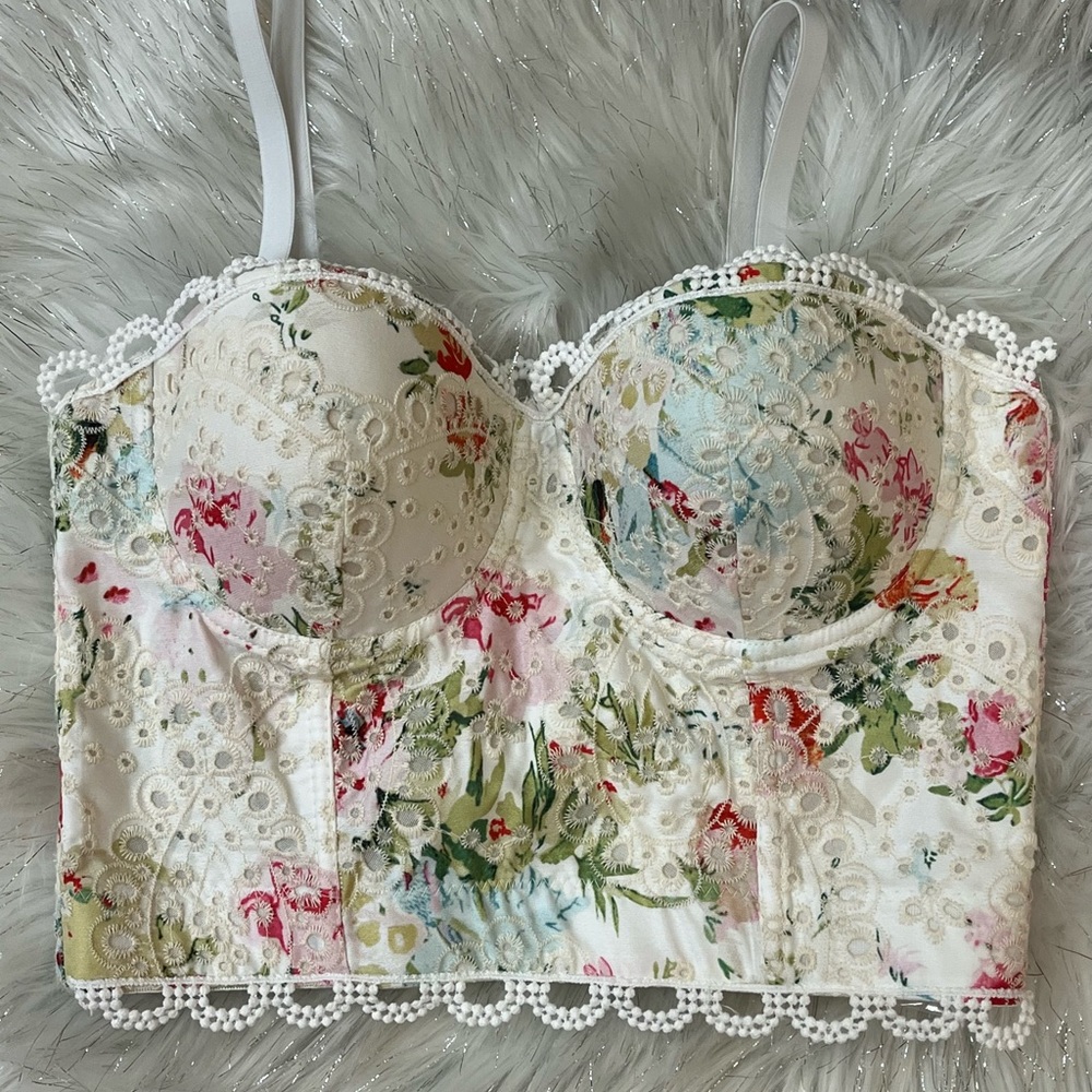 Flower Printed Coset